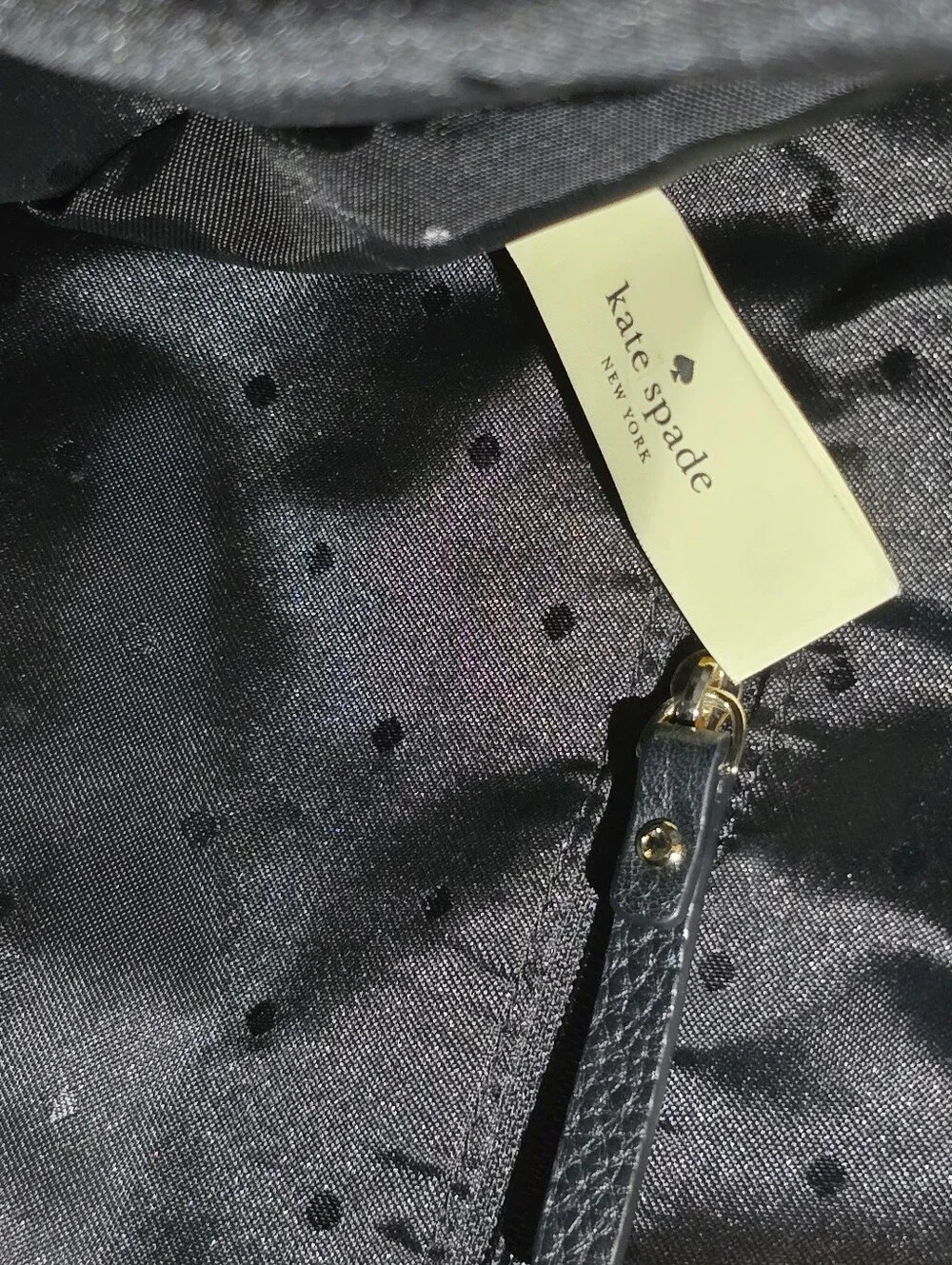 Kate Spade Black Heather Hobo Bag